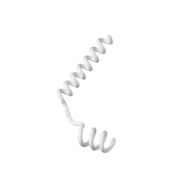 MICROPHONE HANGER ADAPTER, WHITE